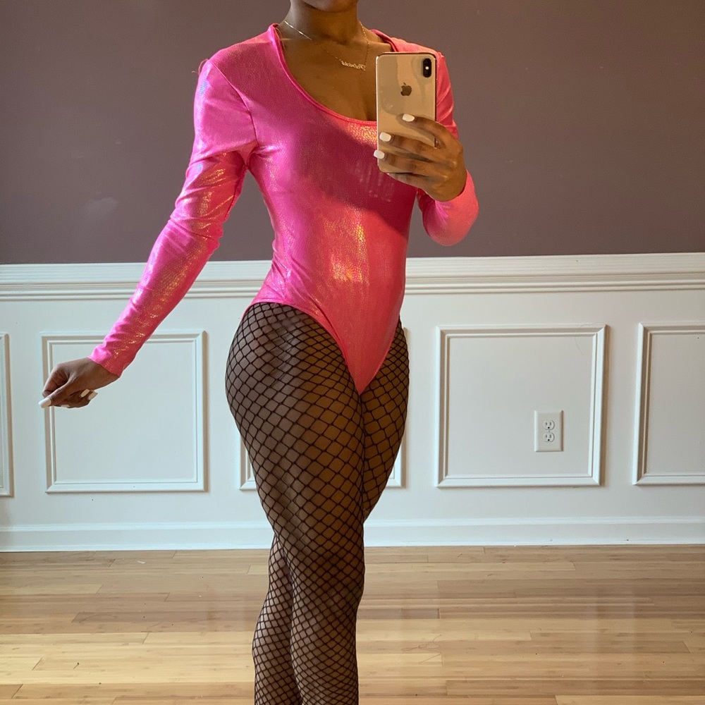 Pink blaze bottle girl uniform / bodysuit